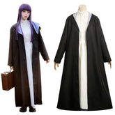 Anime Frieren: Beyond Journey’s End Fern White Dress Set Outfits Cosplay Costume Halloween Carnival Suit